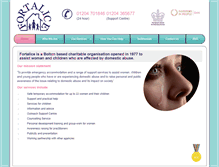 Tablet Screenshot of fortalice.org.uk